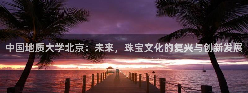 天宏娱乐卢叔：中国地质大学北京：未来，珠宝文化的复兴与创新发